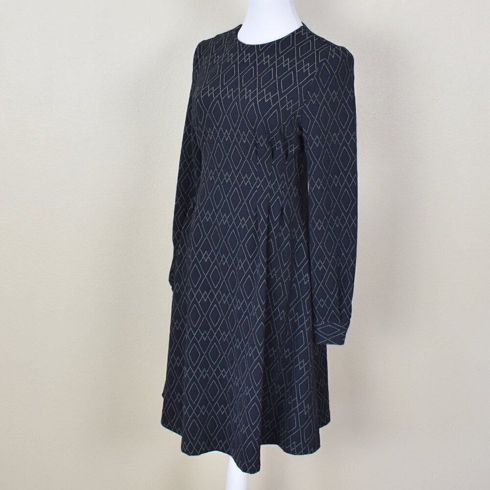 Leota Lara Long Sleeve Fit and Flare Dress - S - Picture 2 of 11